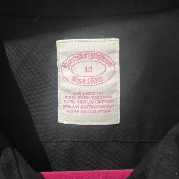 Brooks Brothers Button Down Dress Shirt Sz 10 - Picture 4 of 8